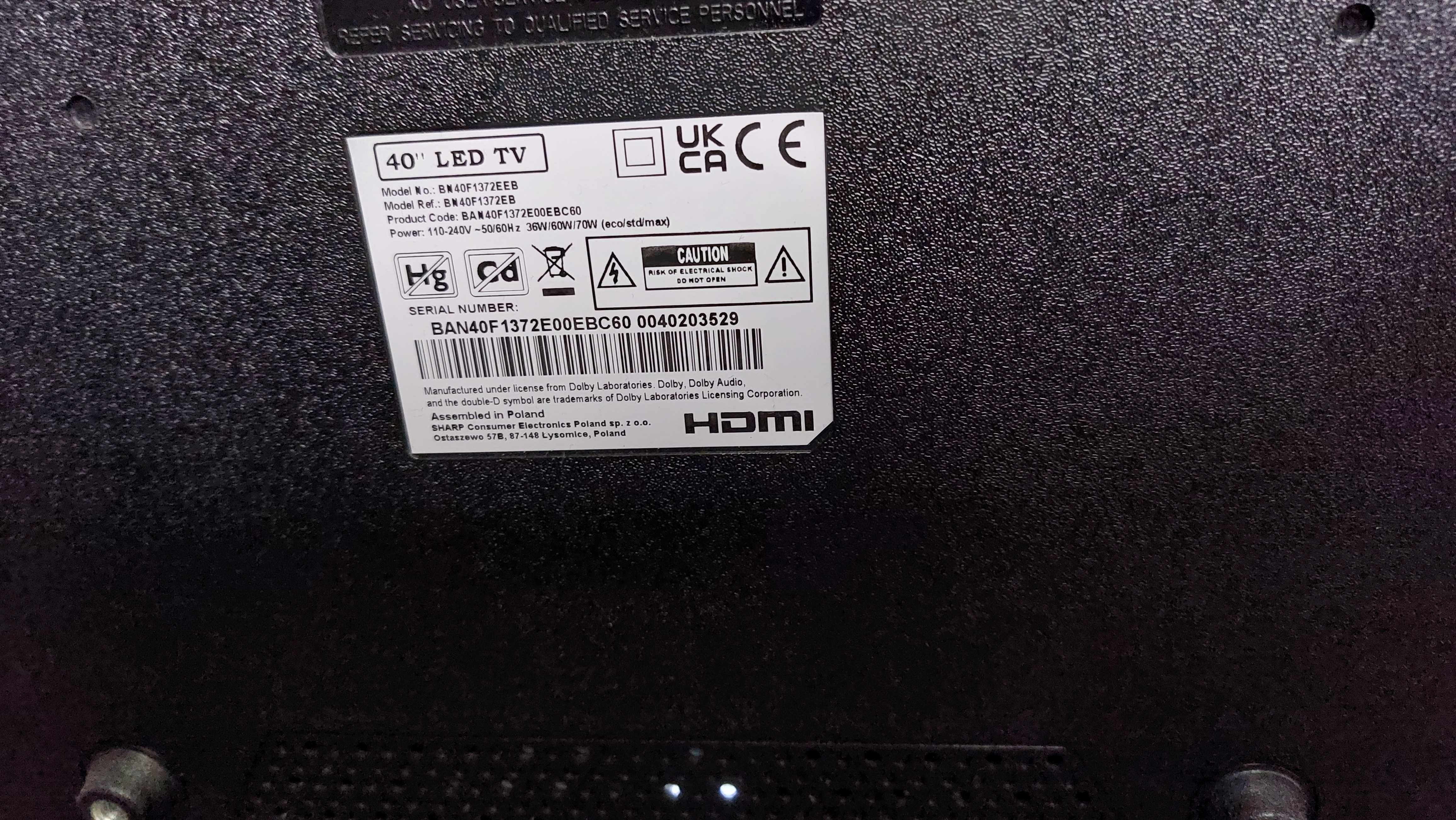 Telewizor BLAUPUNKT BN40F1372EEB 40" LED Google Chromecast