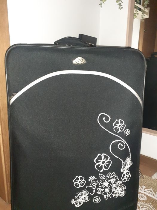 NOVO! Mala de viagem grande com bolsa necessaire
