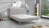 Skandynawskie łóżko podwójne Freya 140x200 cm 5 wzorów zagłowia