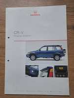 Prospekty/katalogi/ broszury akcesoriów do samochodów HONDA CR-V