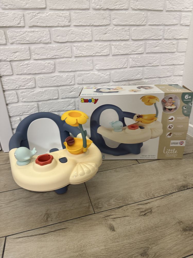 Стільчик для купання Smoby Little 2 в 1 з ігровою панеллю