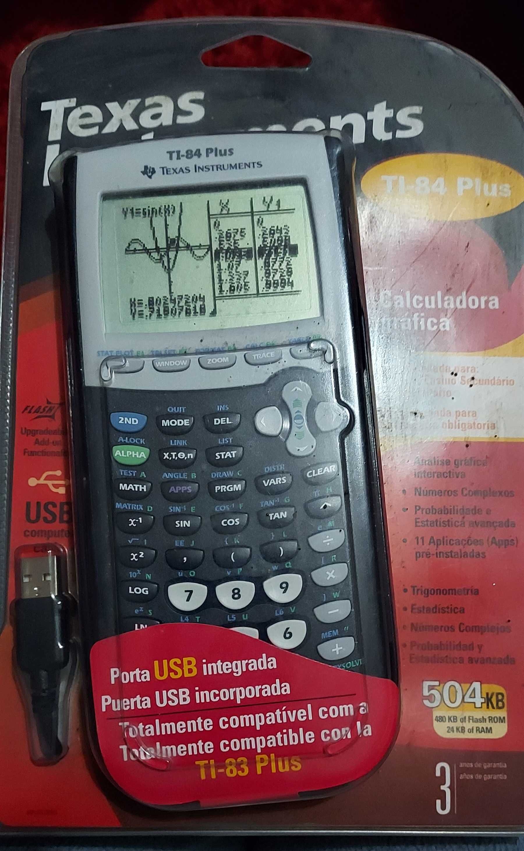 Máquina de calcular TI-84 plus