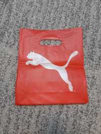 Puma torebka prezentowa 25x29cm czerwona skaczący kot oryginalna