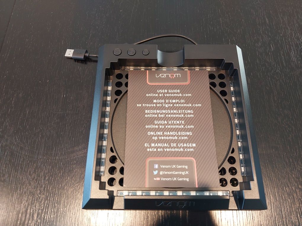 Podstawka Pod Konsolę XBOX Series X Stacja Dokująca Podświetlana LED