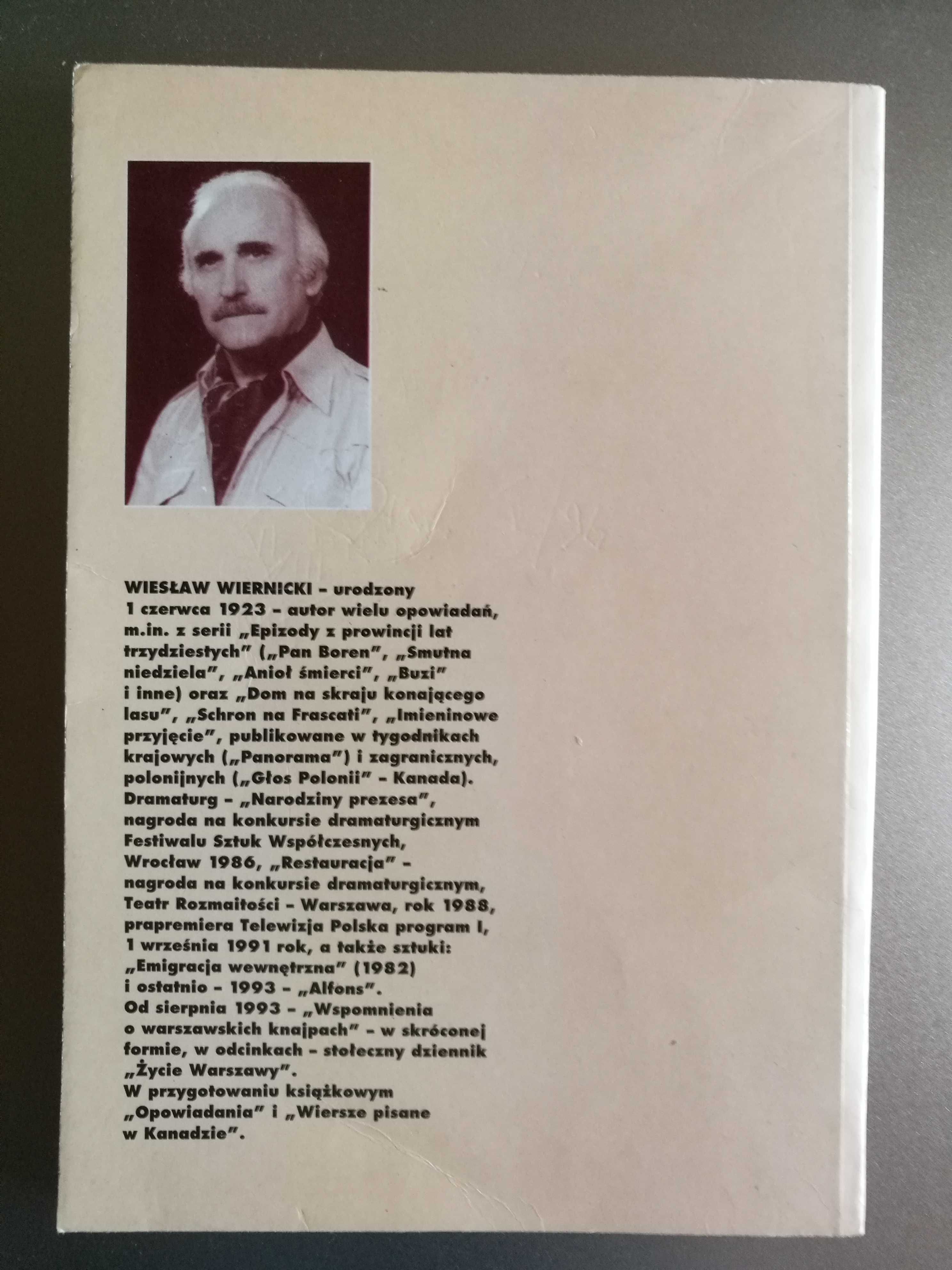 Wiesław Wiernicki - Wspomnienia o warszawskich knajpach