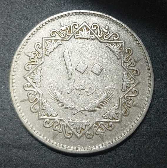 Líbia 100 Dirhams 1395=1975