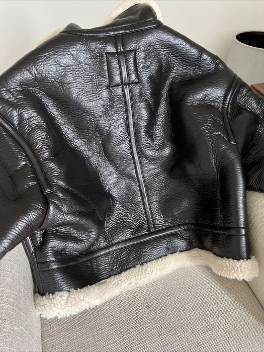 ZARA Kurtka kożuch baranek pilotka rozmiar XL