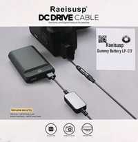 USB-кабель живлення RAEISUSP для фальшивої батареї для LP-E17