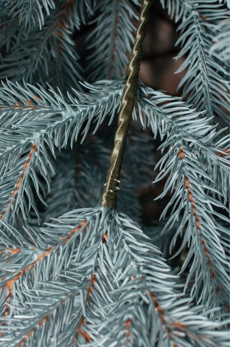 Штучна ялинка лита 100%PE Blue (блакитна ялина)