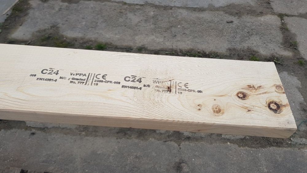 Drewno Konstrukcyjne C24 świerk/sosna skandynawski