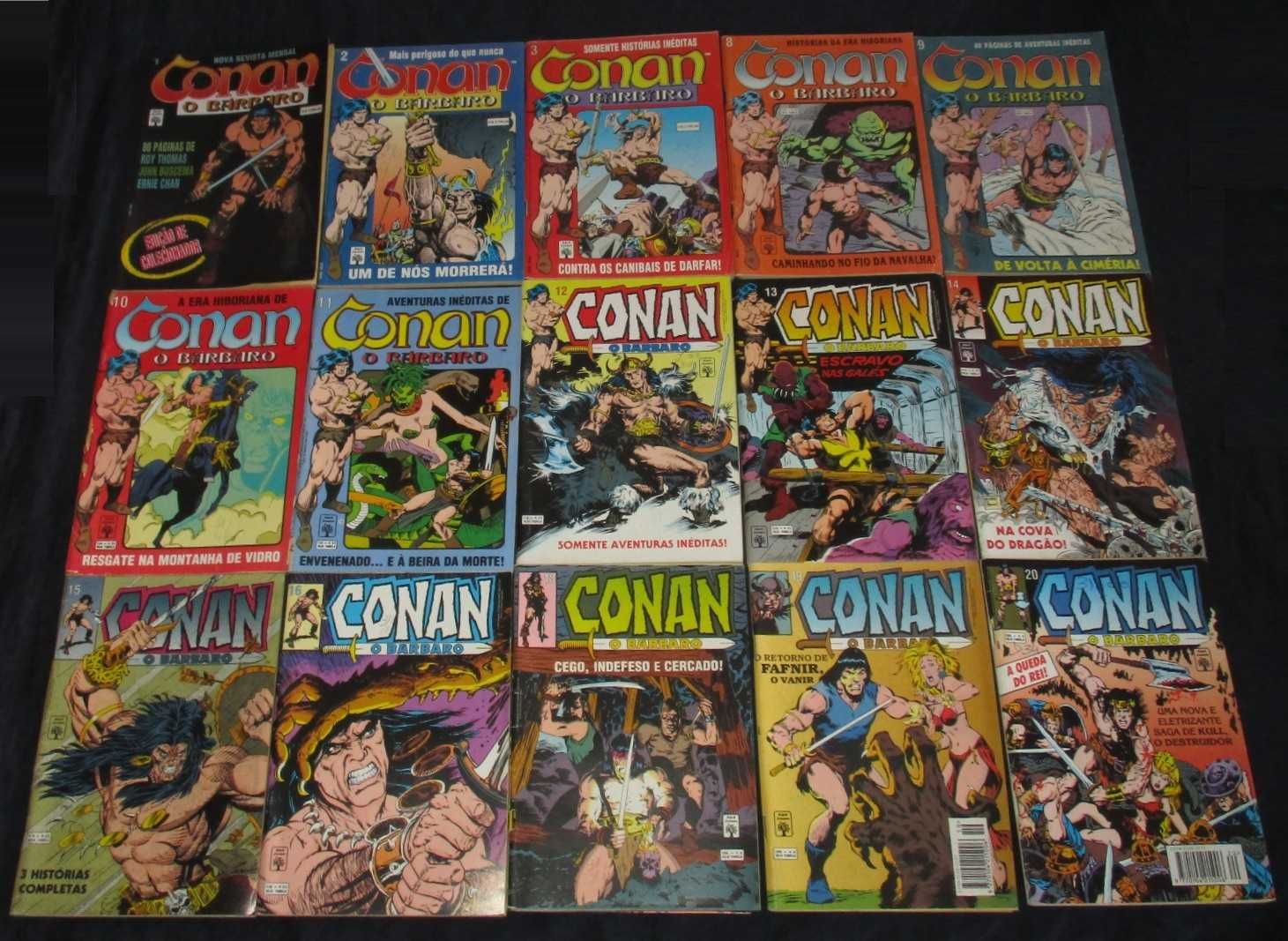 Livros BD Conan o Bárbaro Abril