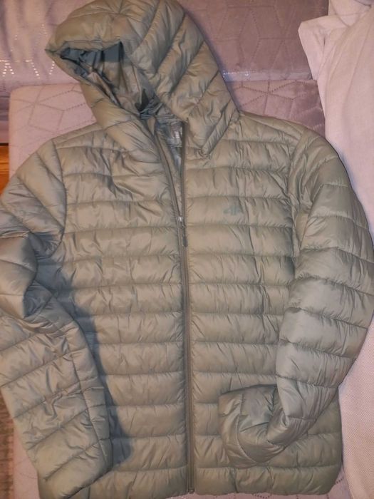 Kurtka puchowa 4F XL 54 męska khaki