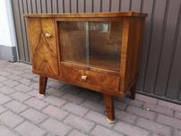 Komoda Szafka Stolik ART-DECO PRL Orzech Stary Antyk Po Renowacji.