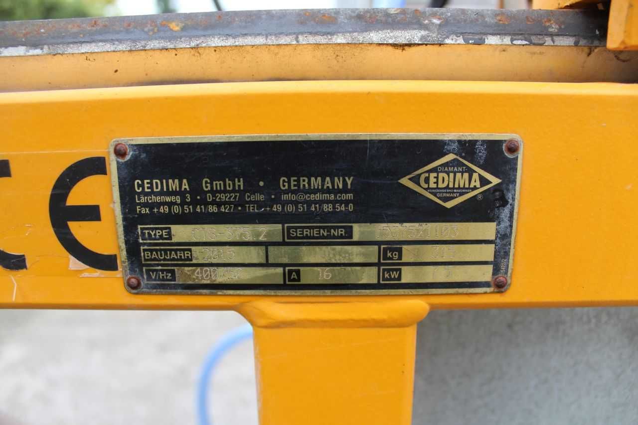 Piła CEDIMA CTS-375 900 do kamienia silki materiałów budowlanych 2015r