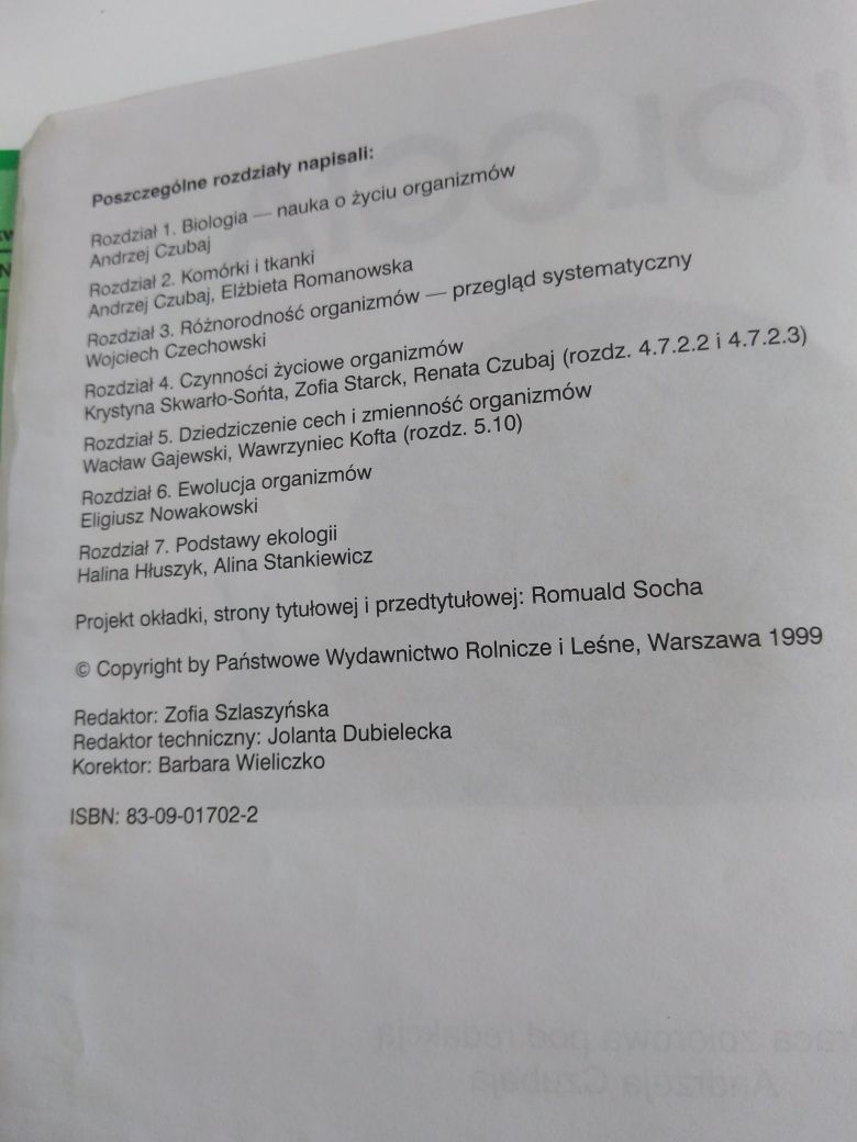 Podręcznik Biologia ze ślimakiem.