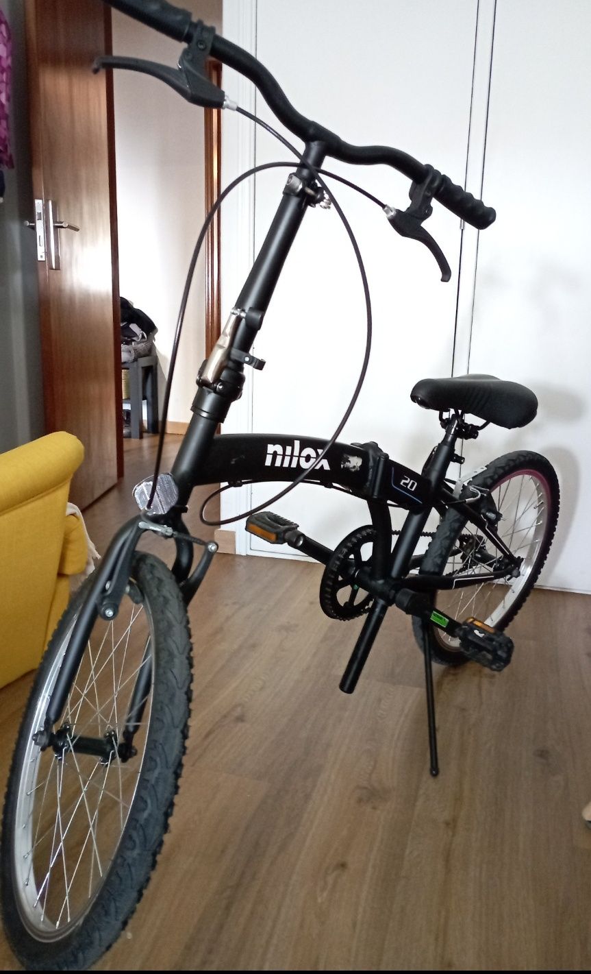 Bicicleta Dobrável Nilox Adulto Roda 20