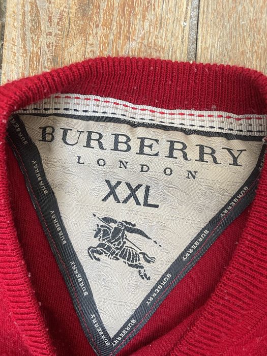 Malha Vermelha Burberry