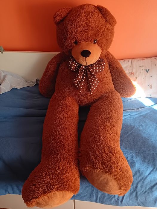 Peluche XXL urso castanho