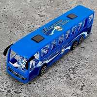 Nowy niebieski autobus zabawka dla dziecka pojazd