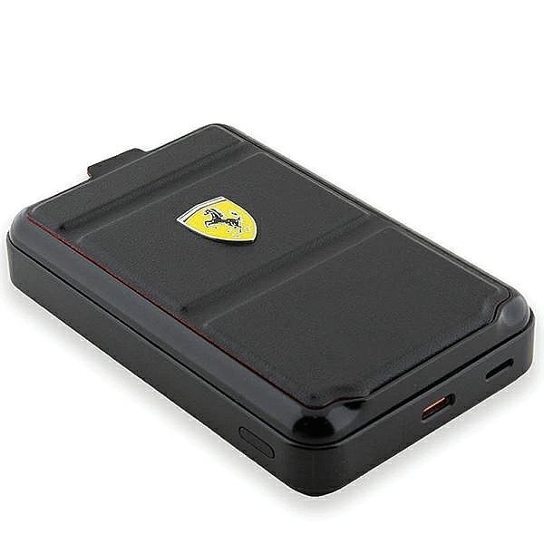 Powerbank Ferrari Metal Logo MagSafe indukcyjny 15w 10000 mAh z funkcj