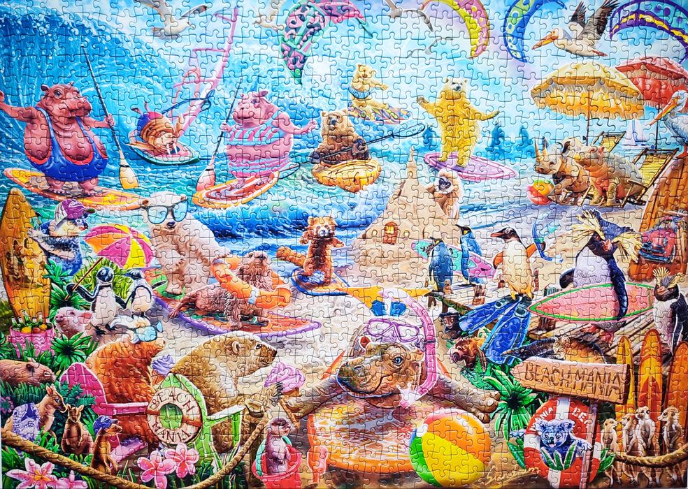 Puzzle Schmidt beach mania 1000 elementów kompletne