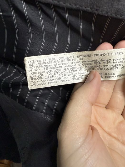 Шкіряна куртка косуха жіноча Мassimo Dutti