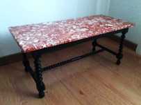 Mesa pequena de apoio rectangular para sala de estar