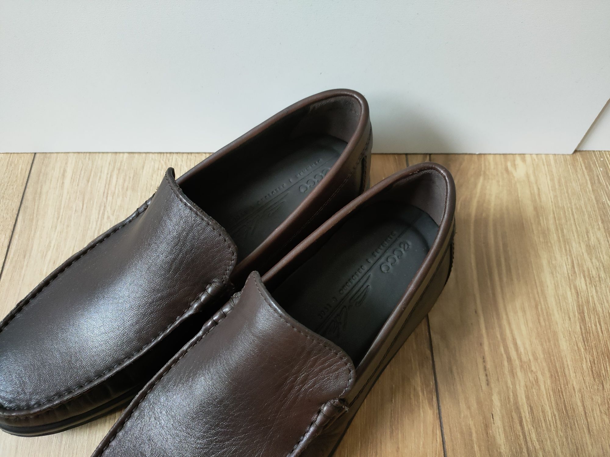 Buty Ecco S-Lite Denmark męskie skórzane mokasyny r. 39 26cm