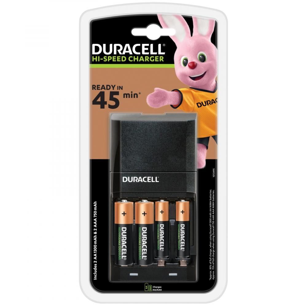 Универсальное ЗУ Duracell Hi-Speed Charger (CEF27) +2x1300mAh +2x750mA