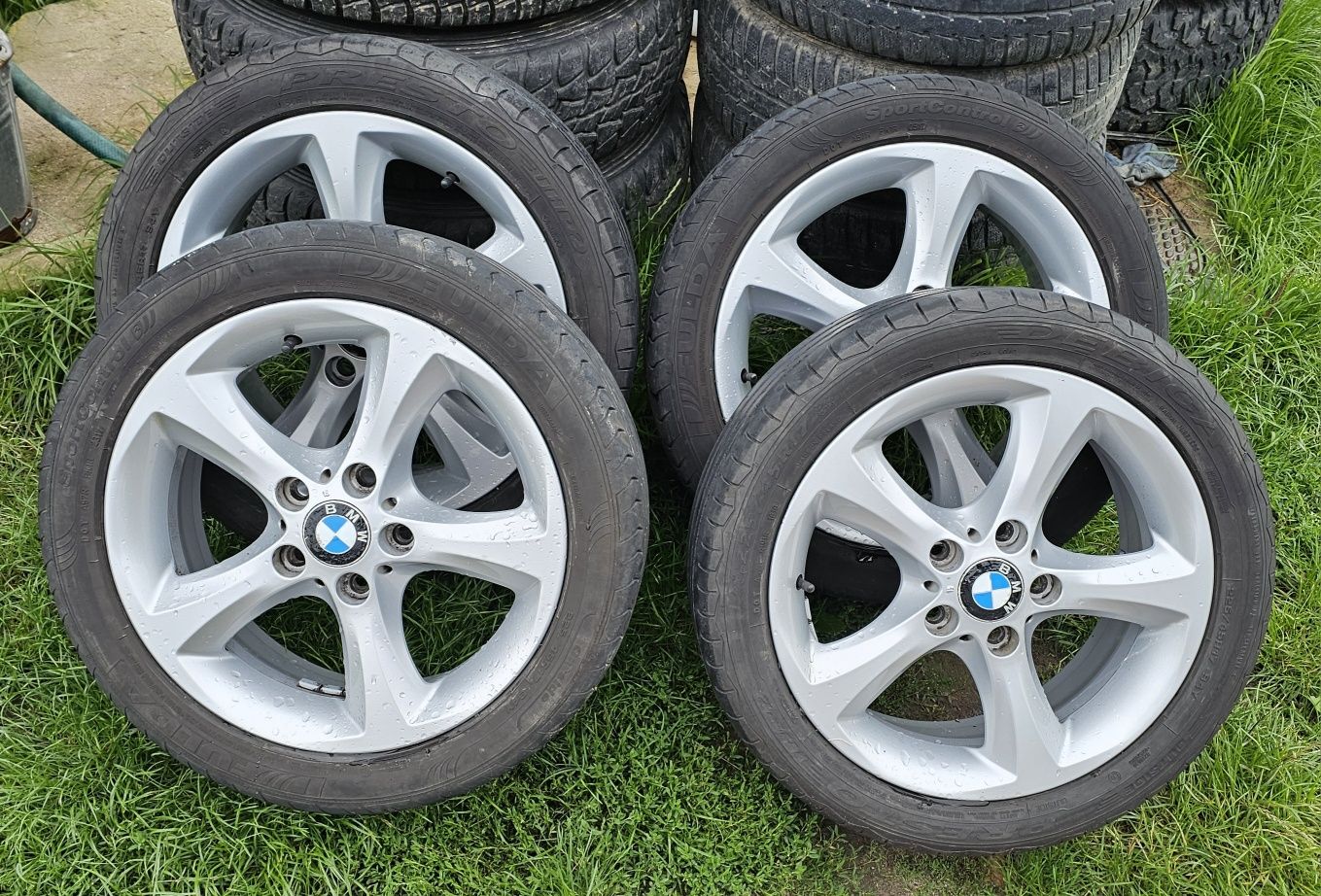 Koła felgi aluminiowe oryginał BMW 17" 5x120 7j et47 opony 225/45R17