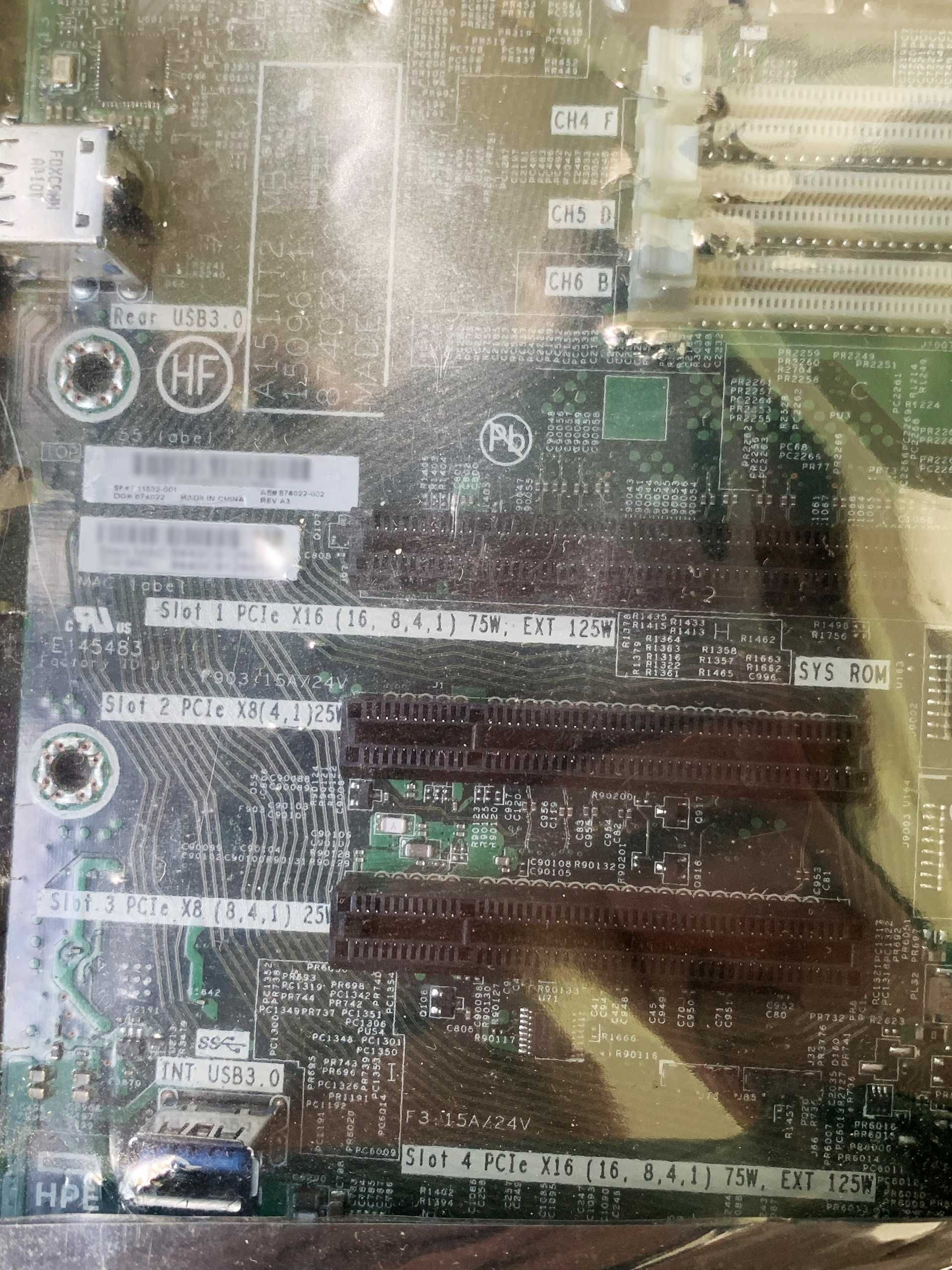 HP ProLiant ML110 Gen10 Motherboard/Материнська плата серверна