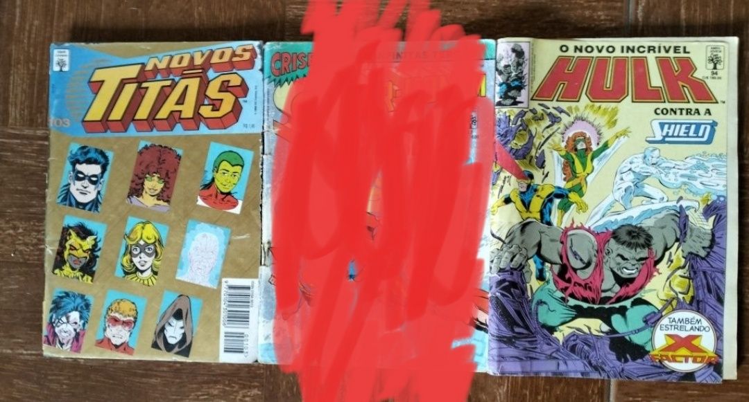 Bds Marvel e DC Comics anos 80 e 90, editora Abril