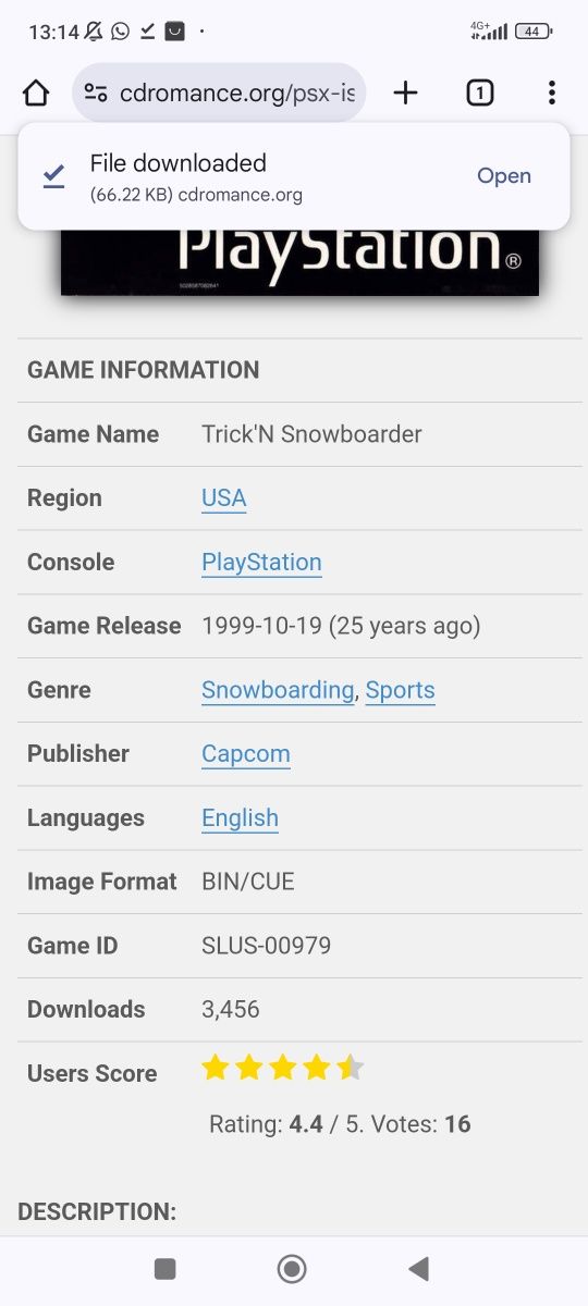 Trickin Snowboarder PS1
