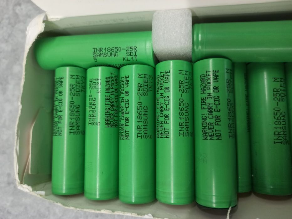 Продам акумулятори 18650 Samsung 25r