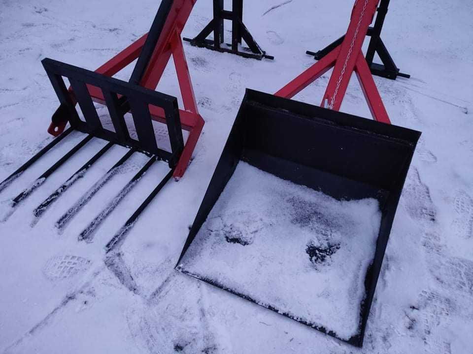 Podnośnik na tył ciągnika ramie hydraulika widły ładowacz tuz