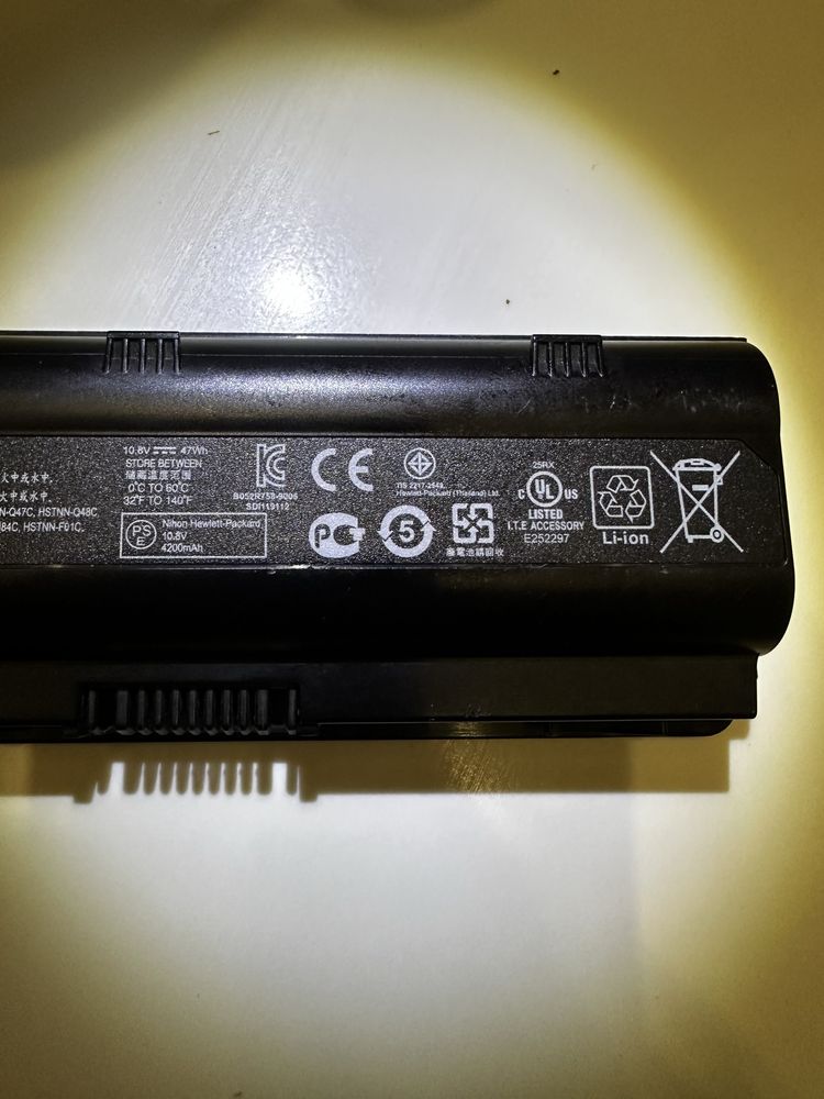 Аккумуляторна батарея HP MU06 HSTNN-UB0W Оригінал (10.8V, 4200mAh)