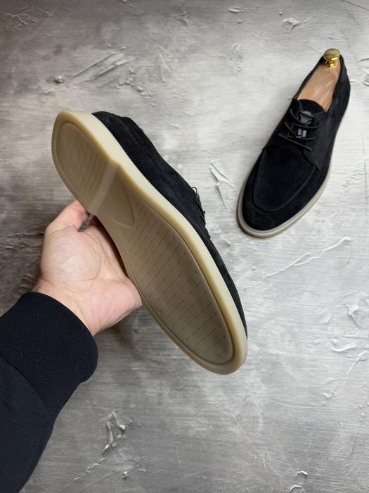 Кожаные лоферы 40-45 замш