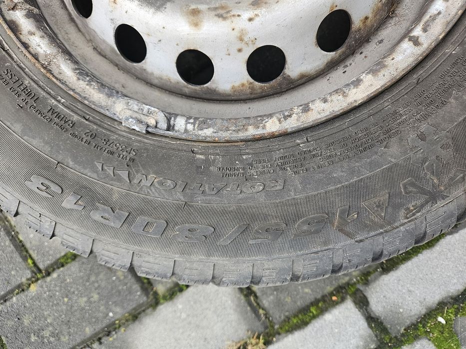 Komplet kół zimowych fiat panda II 155/80R13