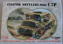 Model do sklejania ciągnika C7P  w skali 1/35