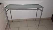 Mesa vidro apoio