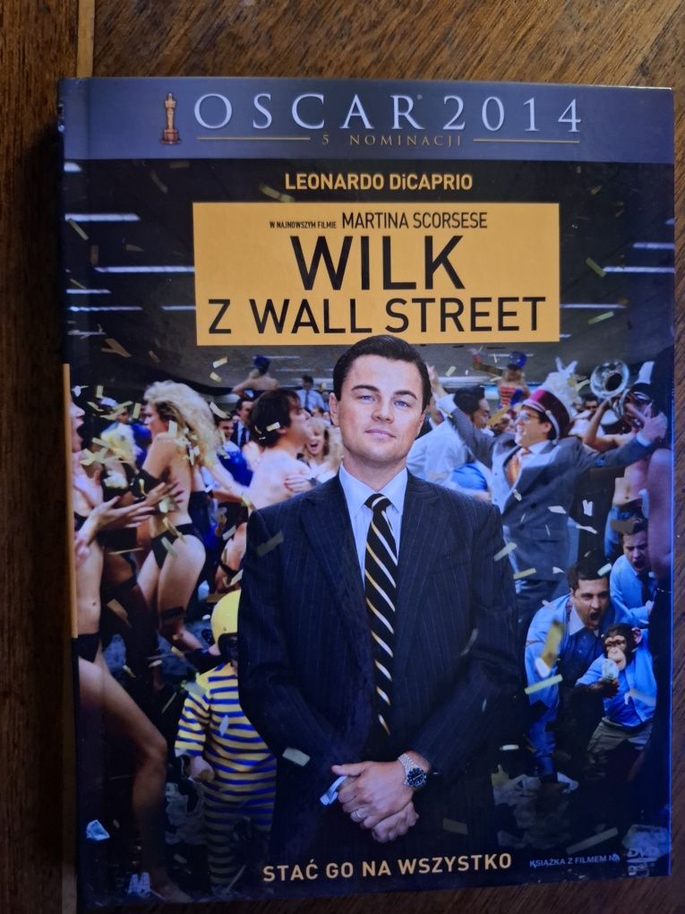 DVD booklet Wilk z Wall Street / MMXIII WOW/ Lektor PL
