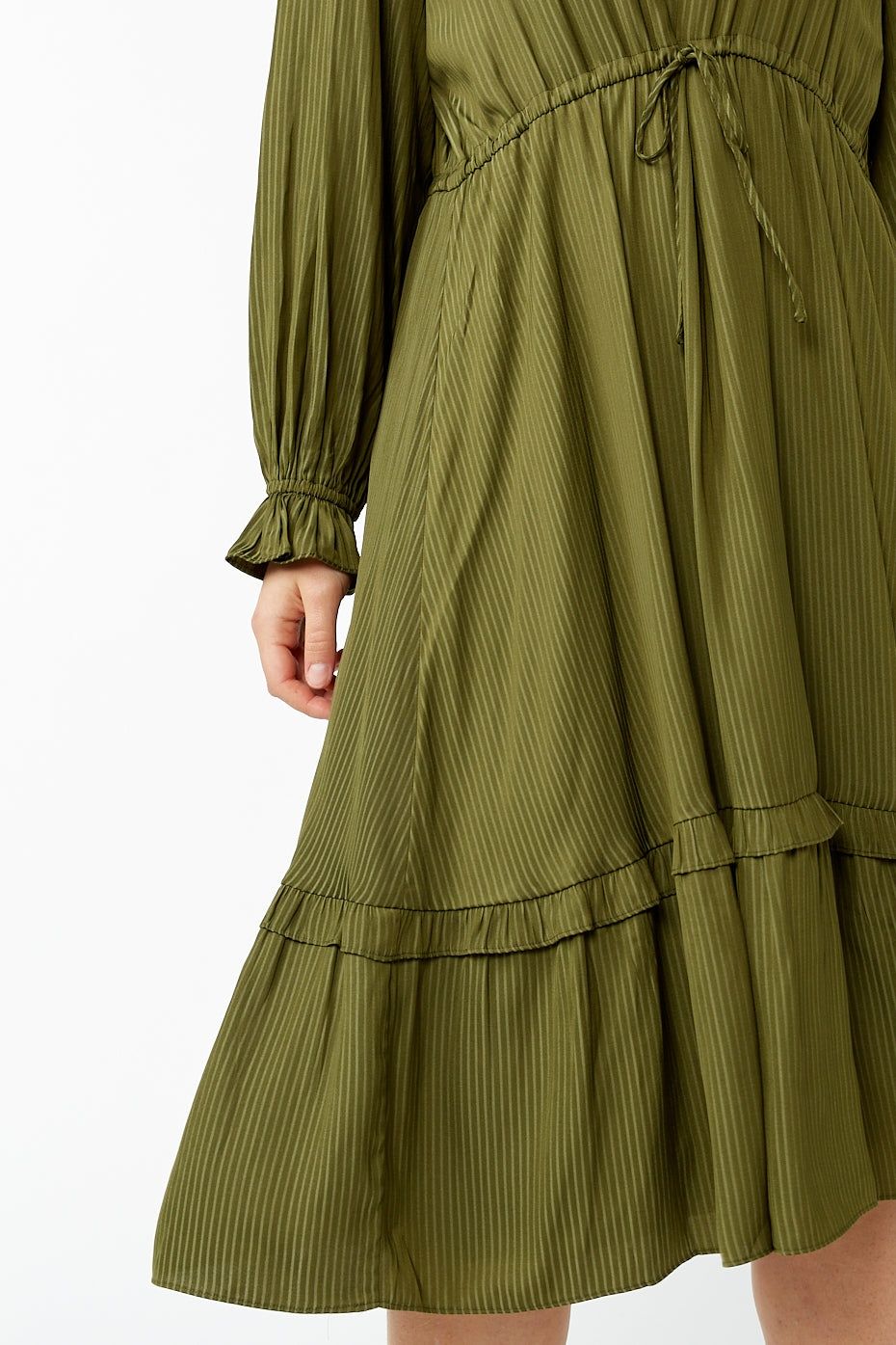 Сукня міді з довгим рукавом XL платье миди с длинным рукавом