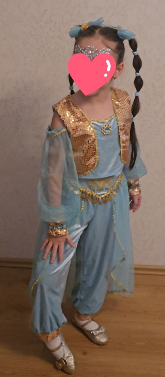 Stroj księżniczki Jasminy – roz 122- 128