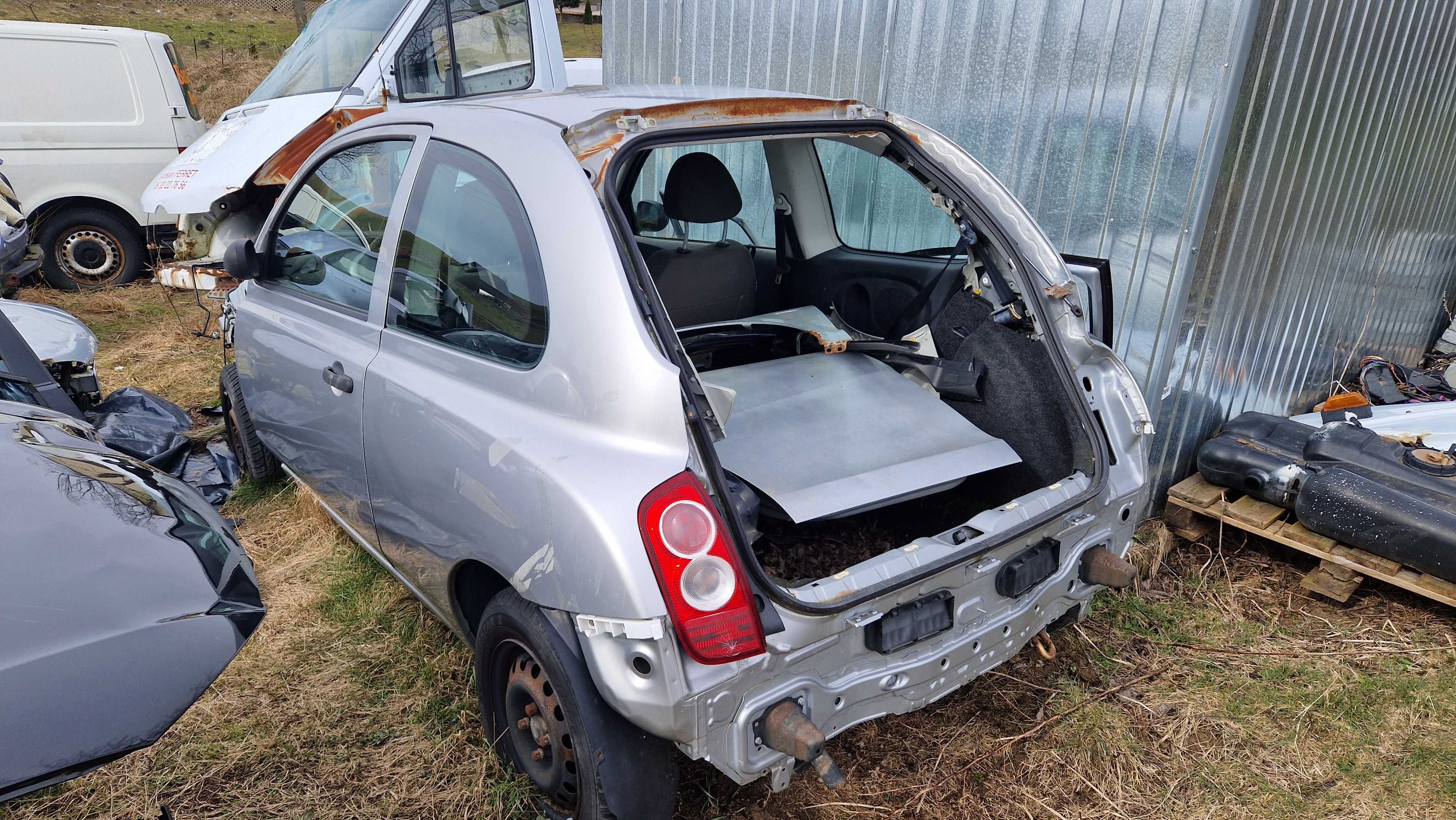 Micra K12 Drzwi Błotniki Kolor KY0 G 2003 - 2009