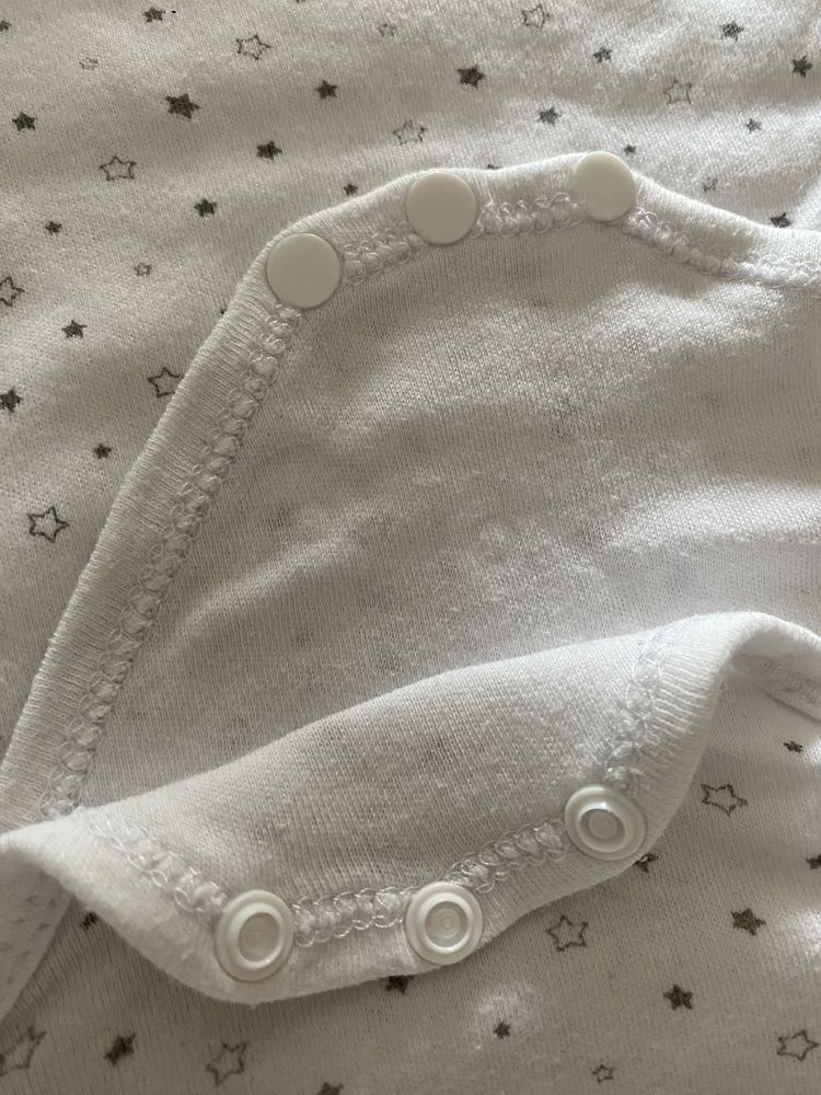 Bodys de bebé de manga curta de algodão