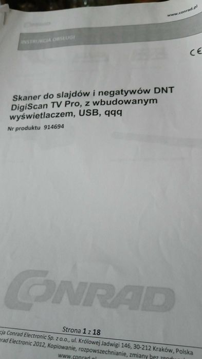 DNT DigiScan TV Pro skaner do slajdów i negatywów