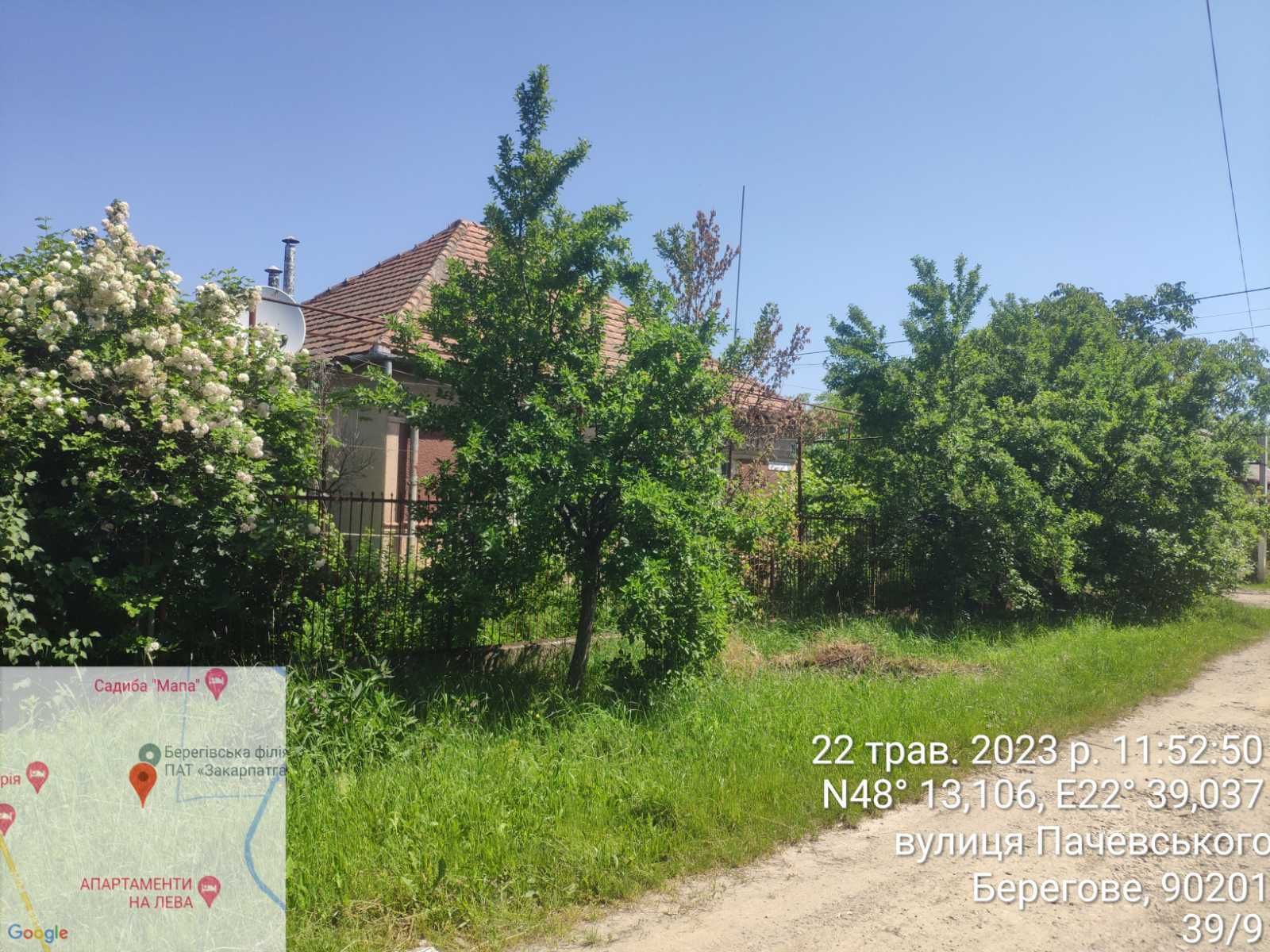 Житл.буд.заг. пл. 79,2.: Закарп. обл., м.Берегове, вул.Пачовського,39
