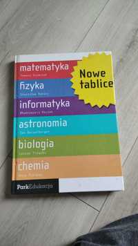 Tablice z: matematyki, fizyki, informatyki, biologii, chemii