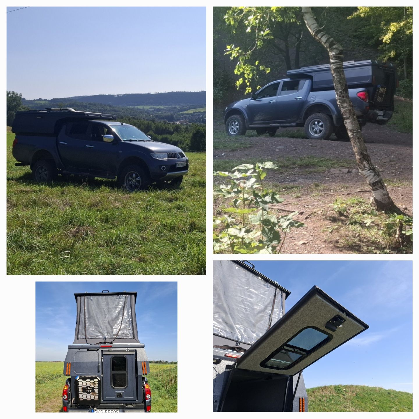 Zabudowa pickup, pickup camper, zabudowa sypialna Hilux, L200, Ranger