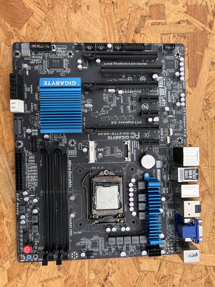 Zestaw i7-3770 + 16GB RAM DDR3 + Gigabyte Z77X-UD3H | 100% sprawny
